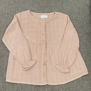 Jamie Kay 2YR. Organic Cotton Muslin Lila Blouse in Bloom. Excellent Condition!